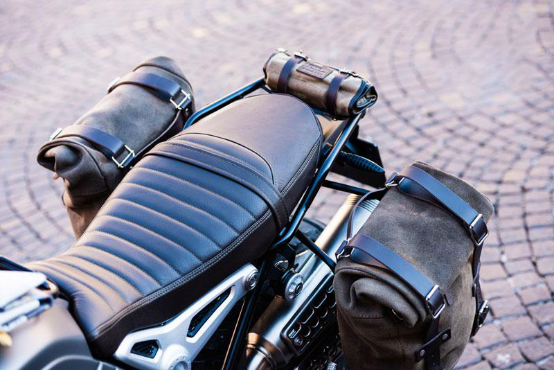 Copertina Sella Ninet Scrambler In Cuoio Marrone