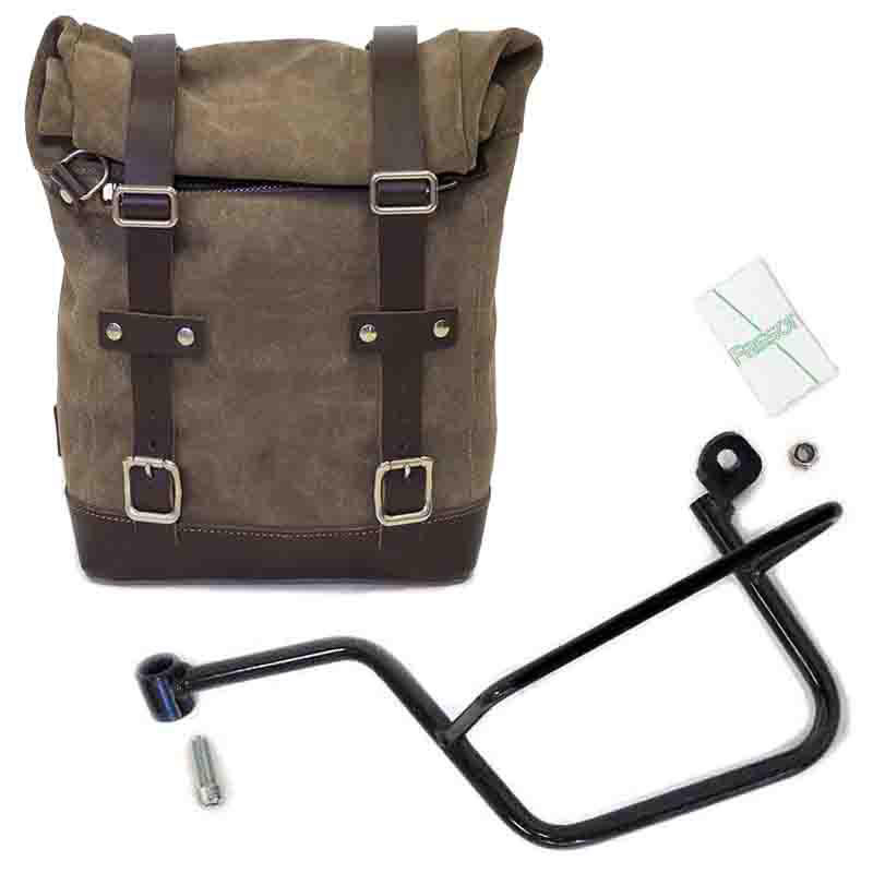 Borsa Harley Sportster Cuoio Nera [cod. HS01] - Max Cuoio
