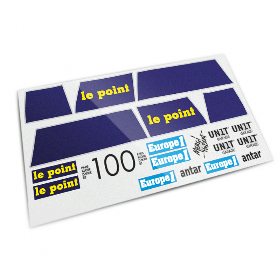 Adesivi Serbatoio maggiorato Dakar (Le Point HA83) BMW R12 G/S