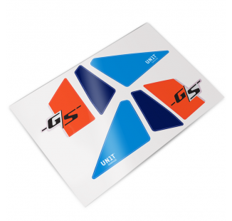 Adesivi Serbatoio maggiorato Dakar (Light White) BMW R12 G/S