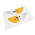 Adesivi Unit Garage Giallo/Bianco per fianchetti sottosella BMW F450GS