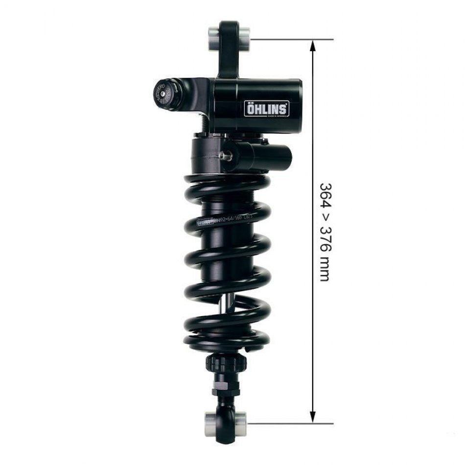 Ammortizzatore posteriore Ohlins R nineT BLACKLINE (versione bassa)