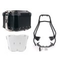 Bauletto Atlas in Alluminio 44L universale + Portapacchi con maniglie passeggero BMW F450GS