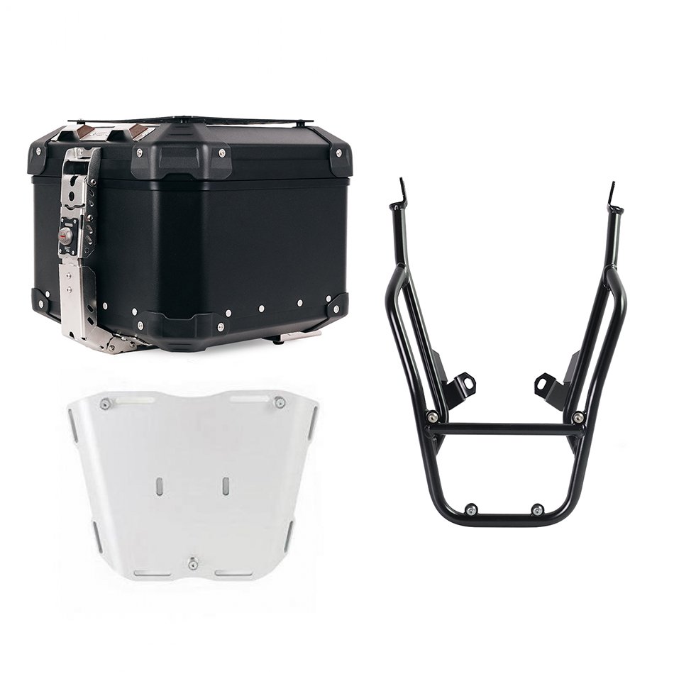 Bauletto Atlas in Alluminio 44L universale + Portapacchi con maniglie passeggero BMW F900GS