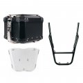 Bauletto Atlas in Alluminio 44L universale + Portapacchi con maniglie passeggero Honda GB350S
