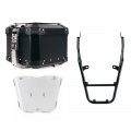Bauletto Atlas in Alluminio 44L universale + Portapacchi con maniglie passeggero Royal Enfield Bear 650