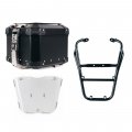 Bauletto Atlas in Alluminio 44L universale + Portapacchi posteriore con maniglie passeggero Fantic Caballero 125-250-500