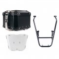 Bauletto Atlas in Alluminio 44L universale + Portapacchi posteriore con maniglie passeggero Royal Enfield Himalayan 450 (2024 in poi)