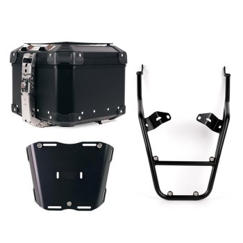Bauletto Atlas in Alluminio 44L universale + Portapacchi posteriore con maniglie passeggero Triumph Street Scrambler 900 (2026 in poi)