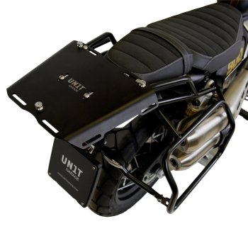 Bauletto Atlas in Alluminio 44L universale + Portapacchi posteriore con maniglie passeggero Triumph Street Scrambler 900 (2026 in poi)