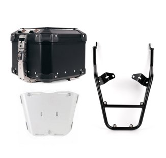 Bauletto Atlas in Alluminio 44L universale + Portapacchi posteriore con maniglie passeggero Triumph Street Scrambler 900 (2026 in poi)