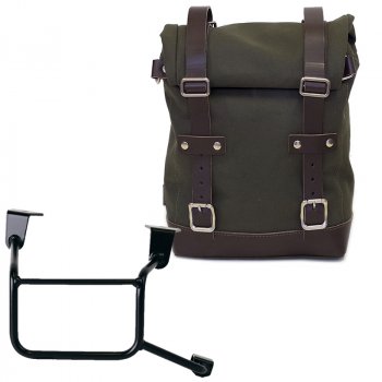 Borsa laterale Canvas 10L-14L + Telaio Honda CRF1100L Africa Twin & Adventure Sports (2024 in poi) DX