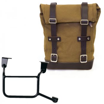 Borsa laterale Canvas 10L-14L + Telaio Honda CRF1100L Africa Twin & Adventure Sports (2024 in poi) DX