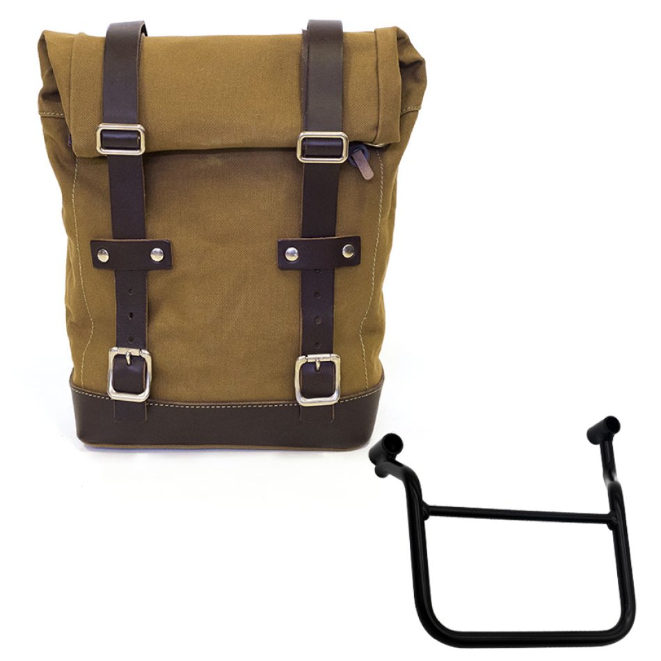 Borsa laterale Canvas 10L-14L + Telaio Honda Transalp 750 (2023 in poi) SX