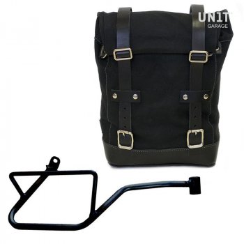 Borsa laterale Canvas 10L-14L + Telaio Moto Guzzi V7 EURO5 PLUS (2025 in poi) DX