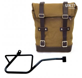Borsa laterale Canvas 10L-14L + Telaio Moto Guzzi V7 EURO5 PLUS (2025 in poi) DX