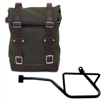 Borsa laterale Canvas 10L-14L + Telaio Moto Guzzi V7 EURO5 PLUS (2025 in poi) SX