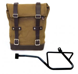 Borsa laterale Canvas 10L-14L + Telaio Moto Guzzi V7 EURO5 PLUS (2025 in poi) SX