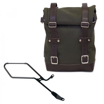 Borsa laterale Canvas 10L-14L + Telaio Triumph Bonneville Bobber DX