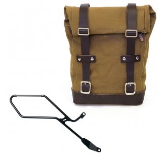Borsa laterale Canvas 10L-14L + Telaio Triumph Bonneville Bobber DX