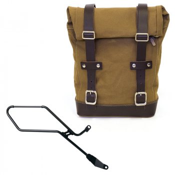 Borsa laterale Canvas 10L-14L + Telaio Triumph Bonneville Bobber DX