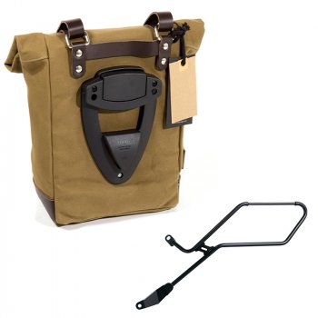 Borsa laterale Canvas 10L-14L + Telaio Triumph Bonneville Bobber SX