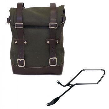 Borsa laterale Canvas 10L-14L + Telaio Triumph Bonneville Bobber SX