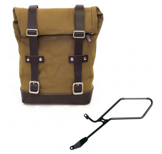 Borsa laterale Canvas 10L-14L + Telaio Triumph Bonneville Bobber SX