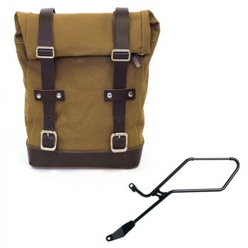Borsa laterale Canvas 10L-14L + Telaio Triumph Bonneville Bobber SX