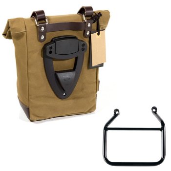 Borsa laterale Canvas 10L-14L + Telaio Triumph Speed 400 & Scrambler 400 X SX