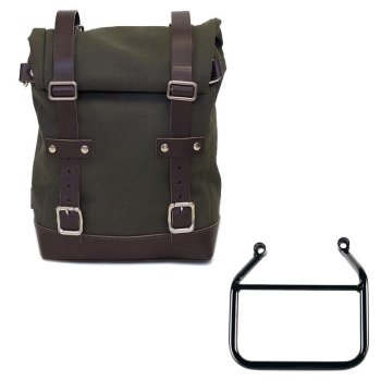 Borsa laterale Canvas 10L-14L + Telaio Triumph Speed 400 & Scrambler 400 X SX