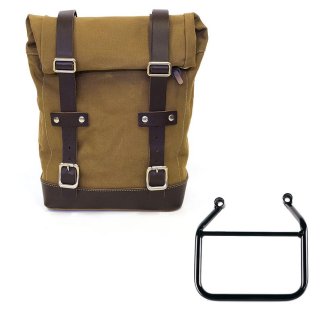 Borsa laterale Canvas 10L-14L + Telaio Triumph Speed 400 & Scrambler 400 X SX