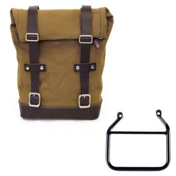 Borsa laterale Canvas 10L-14L + Telaio Triumph Speed 400 & Scrambler 400 X SX