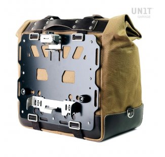 Borsa laterale Cult in Canvas 40L - 50L + Piastra in Alluminio