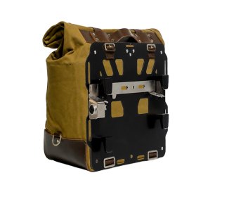 Borsa laterale Cult in Canvas 40L - 50L + Piastra in Alluminio sinistra BMW R1300GS ADV