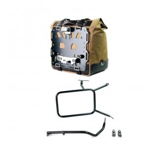 Borsa laterale Cult in Canvas 40L - 50L + Piastra in Alluminio + Telaio destro nineT per borsa Atlas in alluminio