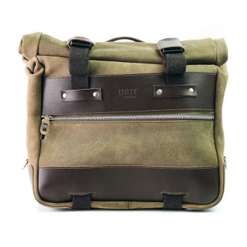 Borsa laterale Cult in Crosta di cuoio 40L - 50L + Piastra in Alluminio destra BMW R1300GS ADV