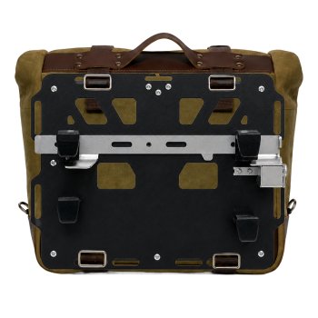 Borsa laterale Cult in Crosta di cuoio 40L - 50L + Piastra in Alluminio destra BMW R1300GS ADV