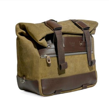 Borsa laterale Cult in Crosta di cuoio 40L - 50L + Piastra in Alluminio sinistra BMW R1300GS ADV