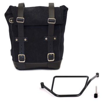 Borsa laterale in Crosta di Cuoio 10L-14L + Telaio BMW F450GS SX