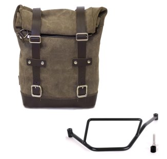 Borsa laterale in Crosta di Cuoio 10L-14L + Telaio BMW F450GS SX