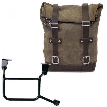 Borsa laterale in Crosta di Cuoio 10L-14L + Telaio Honda CRF1100L Africa Twin & Adventure Sports (2024 in poi) DX