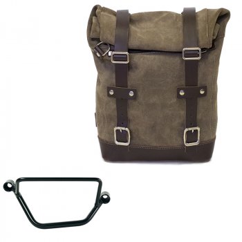 Borsa laterale in Crosta di Cuoio 10L-14L + Telaio Honda GB350S DX