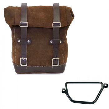 Borsa laterale in Crosta di Cuoio 10L-14L + Telaio Honda GB350S SX