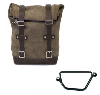Borsa laterale in Crosta di Cuoio 10L-14L + Telaio Honda GB350S SX