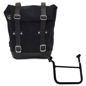 Borsa laterale in Crosta di Cuoio 10L-14L + Telaio Honda Transalp 750 (2023 in poi) SX