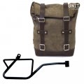 Borsa laterale in Crosta di Cuoio 10L-14L + Telaio Moto Guzzi V7 EURO5 PLUS (2025 in poi) DX