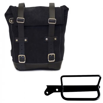 Borsa laterale in Crosta di Cuoio 10L-14L + Telaio Royal Enfield Hunter 350 SX