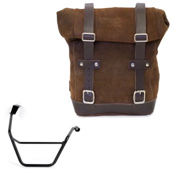 Borsa laterale in Crosta di Cuoio 10L-14L + Telaio Triumph Street Scrambler 900 (2026 in poi) DX