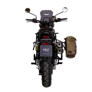 Borsa laterale in Crosta di Cuoio 10L-14L + Telaio Triumph Street Scrambler 900 (2026 in poi) DX